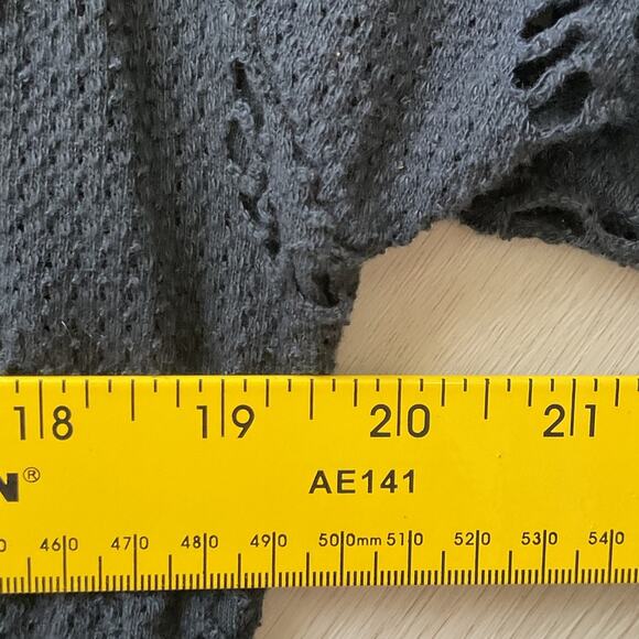 De Rotchild Plus Womens Black Open Knit Shift Dress - Picture 5 of 6